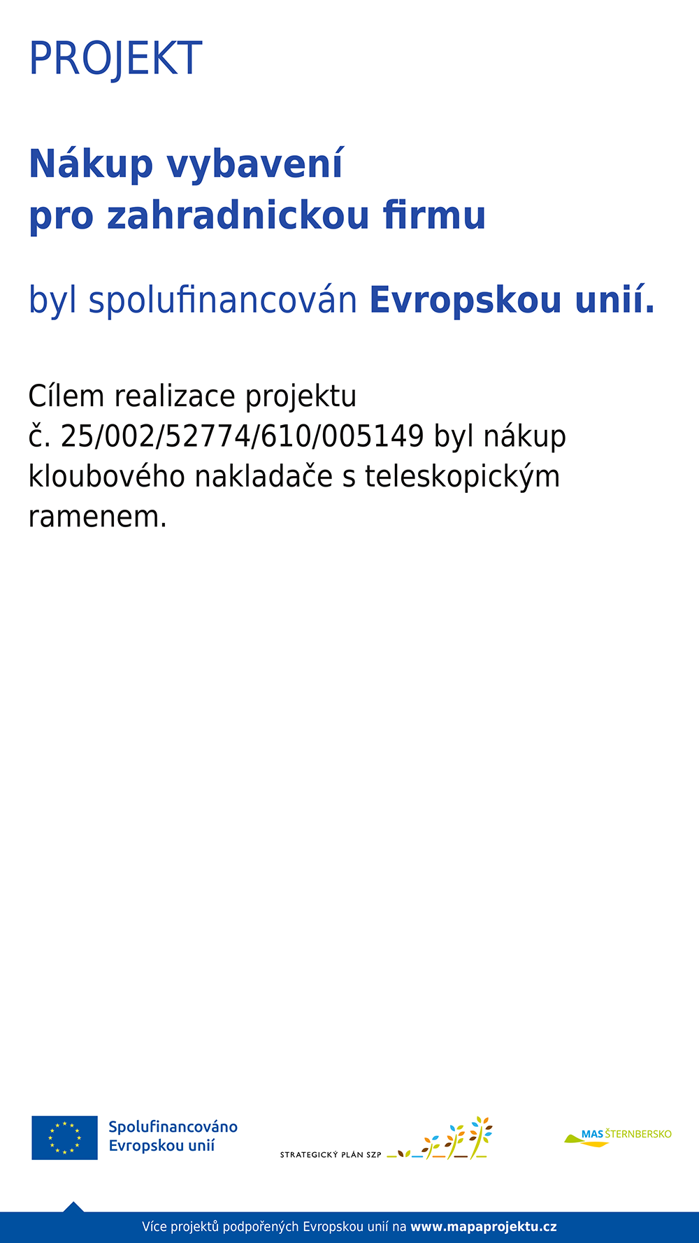 Spolufinancováno Evropskou unií